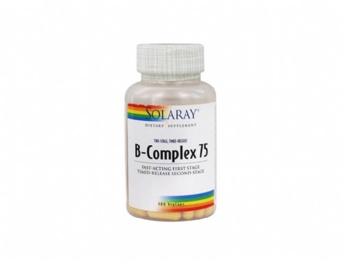 Solaray B-Complex Retard 75mg 100 Cápsulas